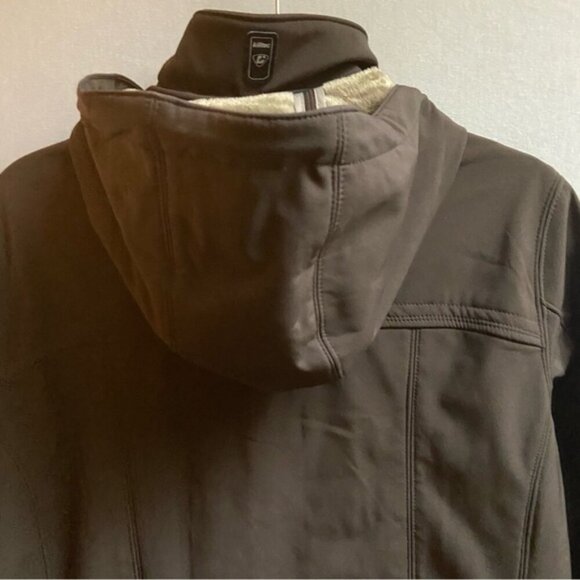 NWT Killtec hooded fleece lined water resistant jacket Sz 14 - Picture 10 of 16